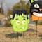 Glitzhome® 3.5ft. Halloween Metal Stacked Ghost, Frankenstein, Black Cat and Pumpkin Yard Stake